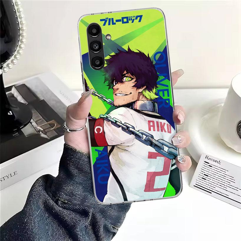 Hot Anime Blue Lock Phone Case For Samsung Galaxy A13 A14 A15 A16 A17 A53 A54 A55 A56 A57 A33 A34 A35 A36 A37 A23 A24 A25 A26 Ga