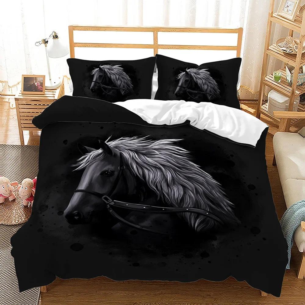 Animal Brown Soft Duvet Cover Beding 3D Print Comfortable Quilt Covers Tiger/Wolf/Hedgehog/Horse /owl/Spider Home Textile Warm Comforter Cover Set