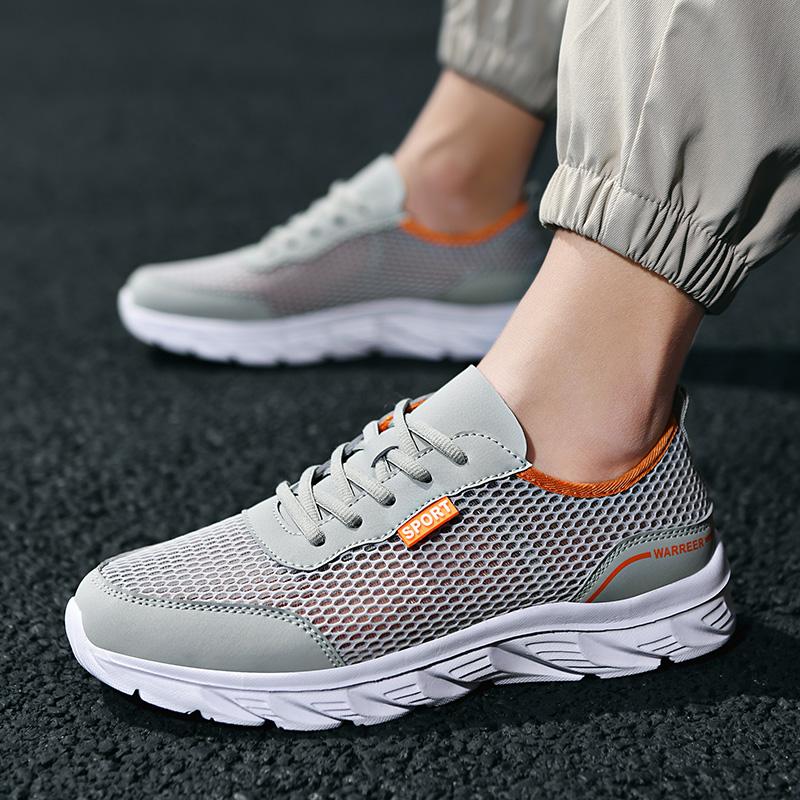 Men 'S Plus Size Sneakers Mesh Breathable Running Shoes Outdoor Casual Non -Slip Men 'S Shoes Lightweight Comfortable Men 'S Shoes