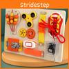 Box Wooden Music Fingertip Gyro Safety Buckle Game Board Children Puzzle Toy