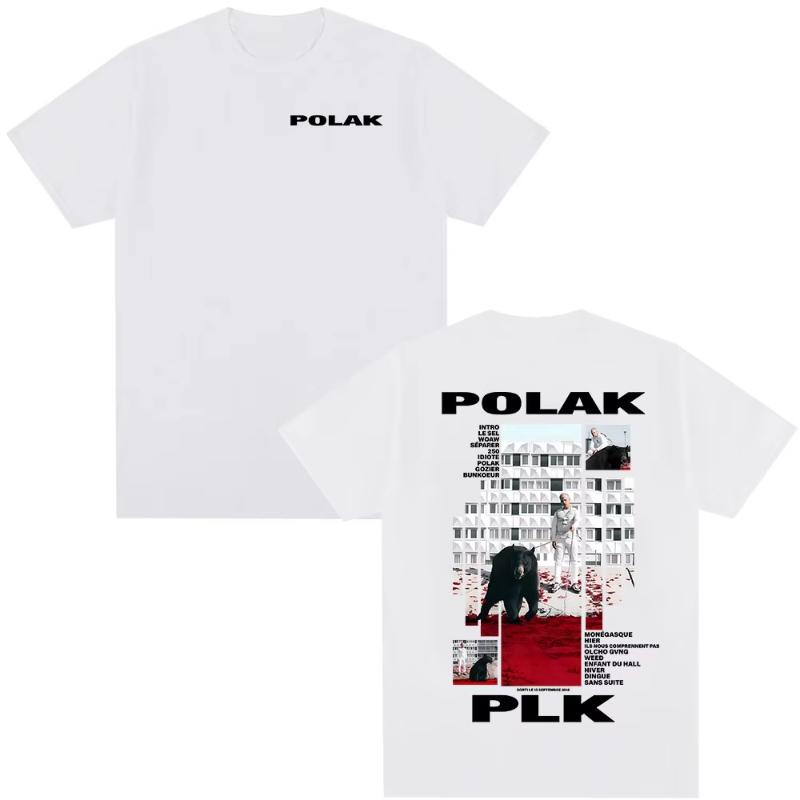 

Rapper Plk Polak Graphic Tshirt Unisex Women Fashion Pop Music Tshirts Unisex Casual Cotton T Shirts Vintage Hip Hop Streetwear S