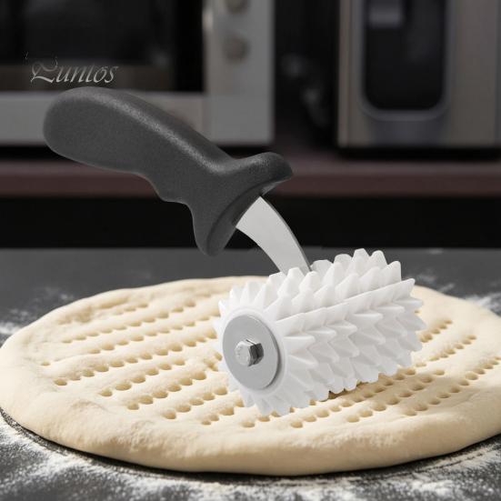 Baking Tools for Pastry Dough Roller Pizza Punch, Biscuits Hole Maker, Cake Pie Stamper Puncher Large Docker, Kitchen Cookies Tool Bread Crust Gadgets