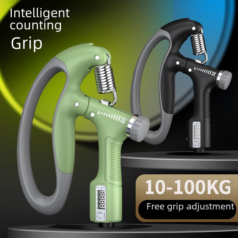 Cross-Border Adjustable Counting Gripper for Finger Strength Training - Portable Outdoor Fitness Equipment