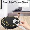 Ultra Thin Fully Automatic Robot Vacuum Cleaner Smart Robotic Vacuum Cleaner for Dust Hair Fluff Black With Water Tank 32x35 Cm