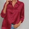 Blusas Mujer De Moda 2026 Summer Printed Chiffon Silk Top Female Women Shirts Women's Shirt Blouses Tops Long Sleeve Chic Woman