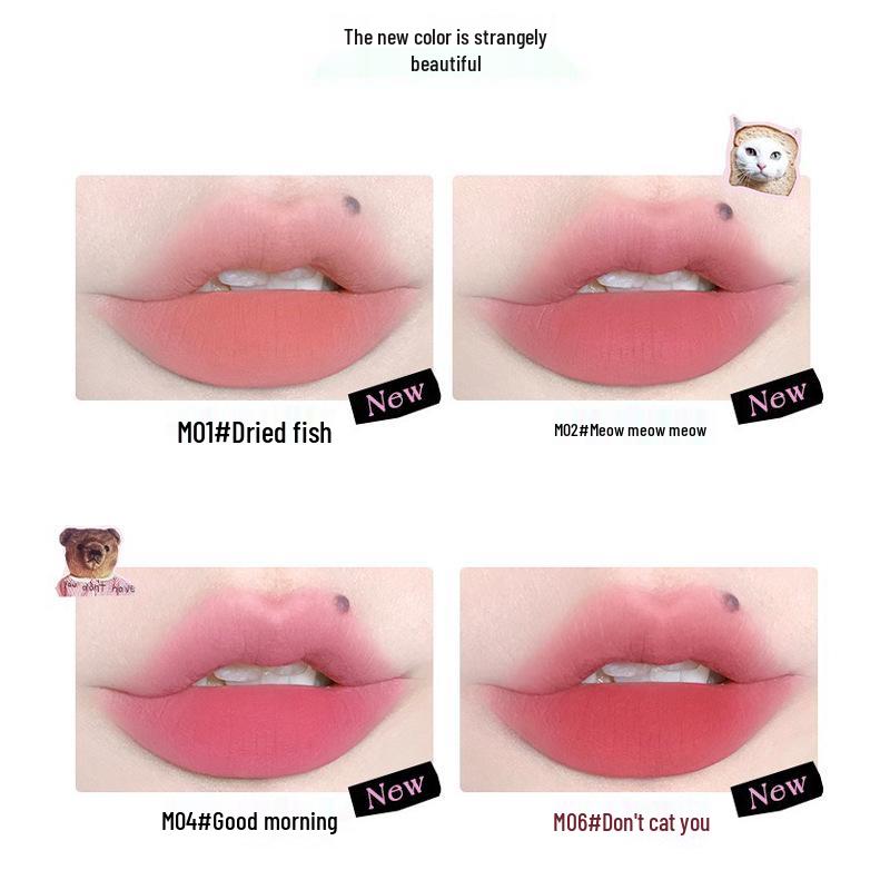 Flortte Velvet Matte Lip Cream in Kitten Milk Cake - Non-Stick Formula