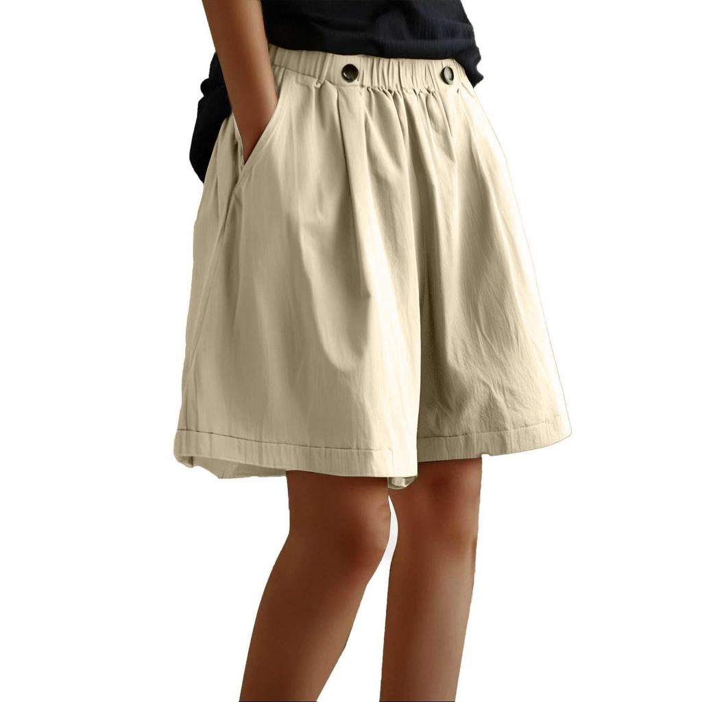 Women's Casual Summer Elastic Beach Shorts Casual Shorts