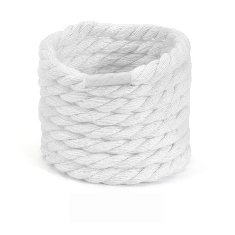 8MM Durable Cotton Shoelaces Replacement Laces for Shoes Round Thick Hemp Rope Shoe Laces Width 8MM Length 120CM Unisex
