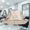 Hair Cutting Umbrella Cape Hairdressing Cloak Waterproof Hair Catcher Cape Hook and Loop Fastener Hair Cut Cape for Hair Styling