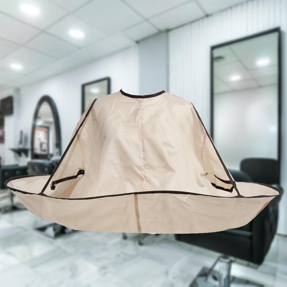 Hair Cutting Umbrella Cape Hairdressing Cloak Waterproof Hair Catcher Cape Hook and Loop Fastener Hair Cut Cape for Hair Styling