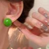 Dopamine candy beanie stud earrings summer simple earrings ins sweet earrings