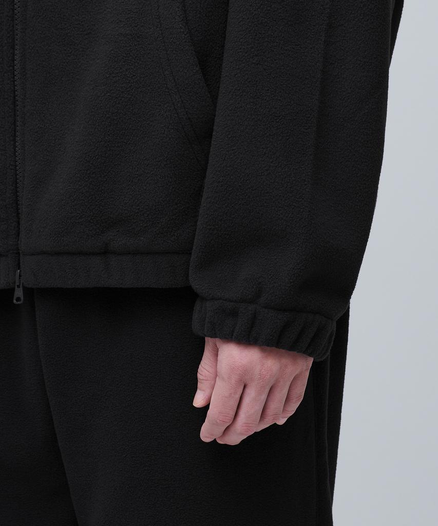 Musinsa Standard Oversized Polar Fleece Hooded Zip-Up [Black]