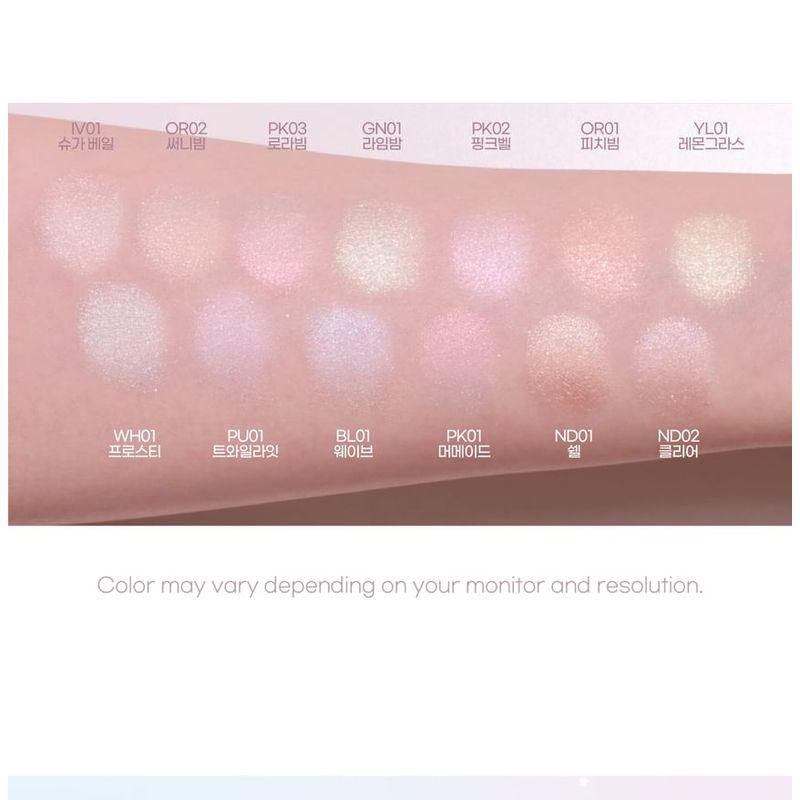 2aN - Pure Glash Highlighter - 12 Colors