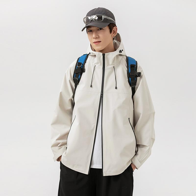 Jacket Men's Thin Jacket Spring Fashion New Jacket Versatile Casual Couple Trend Hooded Jacket