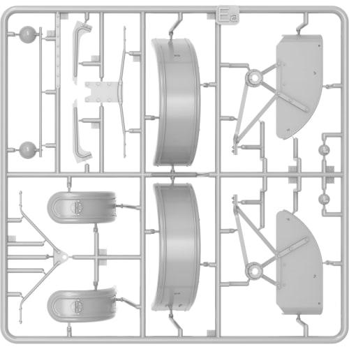 Miniart 1/24 German Covered Tractor D8506 Plastic Model MA24010