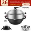 Yoshida Craftsman 36cm Flat-Bottom Iron Wok Set