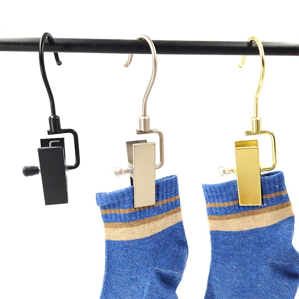 Wäscheklammern Wäscheklammern mit Aufhängehaken Tragbare Bügel Hosenbügel Kleiderschrank Wäsche-Organizer Platzsparer für Schrank