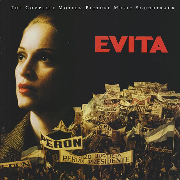

CD ANDREW LLOYD WEBBER TIM RICE MADO Evita The Complete Motion Picture 9463462 Warner Bros. Re 1996 US Soundtracks Musicals Used