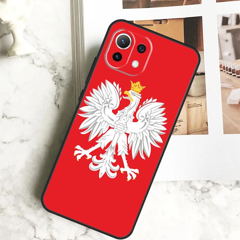 Poland Polish Flag Case For POCO M6 Pro F3 F5 M5s X3 X5 X6 Pro Xiaomi 14 13 Ultra 11T 12T 13T Pro 12 Lite Cover