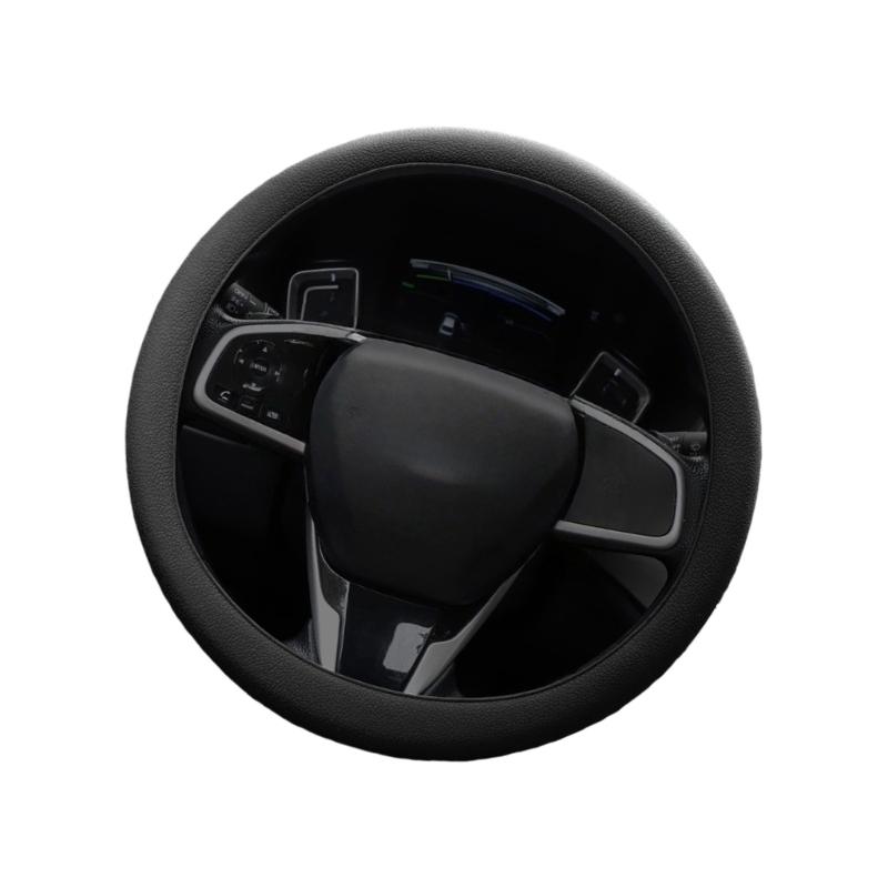 Odorless Silicone Car Steering Wheel Cover Nonslip Textured Surfaces Breathable Design for 32cm To 40cm Wheels