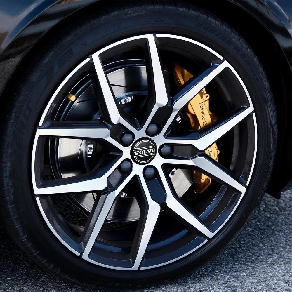 4 ks středových krytek kol pro auto, krytky středů nábojů pro Volvo XC90 V90 V60 XC60 V40 S80 S60 S90 C40 XC40 V70 XC70 C30 C70 EX90 Rdesign