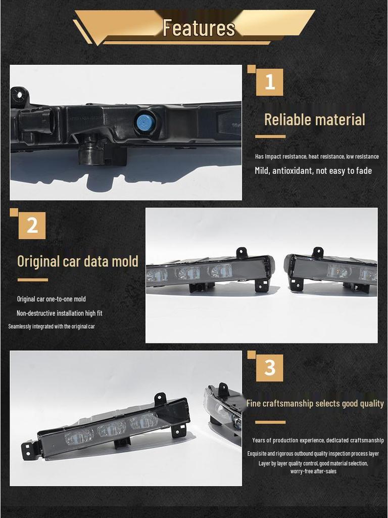 BMW 7er Reihe G12 Vordere LED-Nebelscheinwerfer & Tagfahrlicht DRL