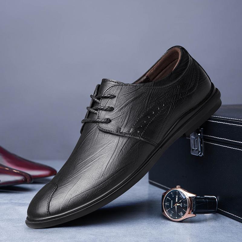 Hot Selling Men's Casual Shoes Europe America Breathable Lightweight Men's Park Walking Shoes Elegant Interview Dress Shoes