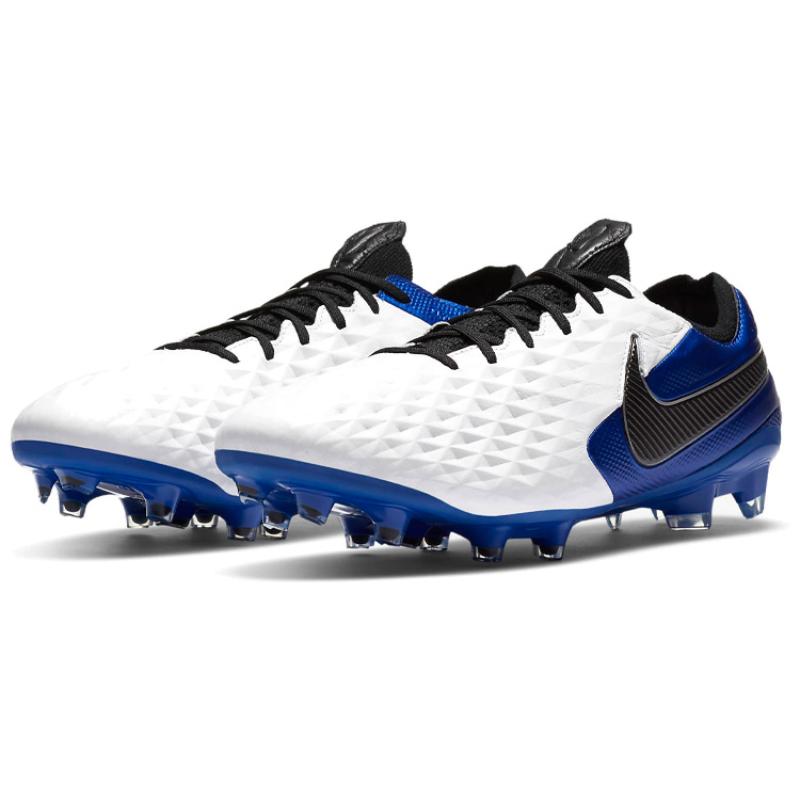 Nike Tiempo Legend 8 Elite Fg White Hyper Royal  AT5293-104