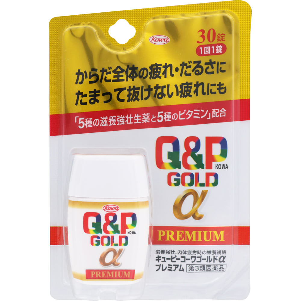 

Kowa Kewpie Kowa Gold a Premium 30 Tablets Comprehensive vitamins Vitamins and Health Products Efficacy: Nutritional supplementation for cases such as 1