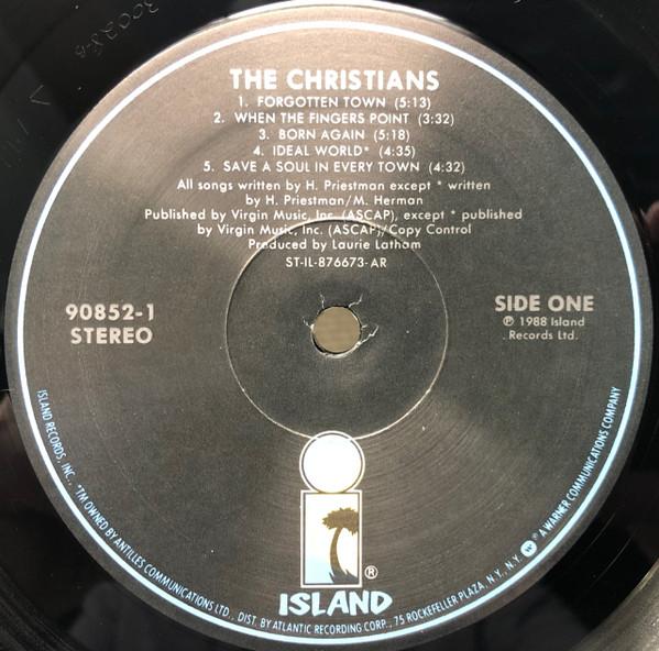 LP Record CHRISTIANS  Christians 7908521 Island Records 1987 US Dance  Electronica Used
