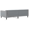 Vidaxl Sofa Z Funkcją Spania, Jasnoszara, 90X190 Cm, Obita Tkaniną
