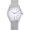 Q&Q SmileSolar Analog Solar Watch GRV3014 Waterproof Gray with Rubber Strap