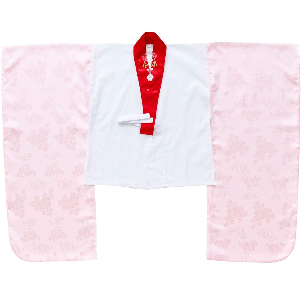 for for with for girls cherry tortoiseshell [KYOETSU] Half-undergarment Shichigosan, 7-year-olds, half-collar, (for 7-year-olds (120cm), pattern)