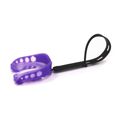 Sport Mundschutz mit Band EVA Mundschutz für Boxen Basketball Fußball Hockey Lila