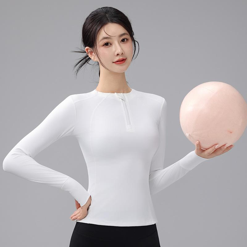 Long Sleeve Fitness Top for Autumn/Winter: Ideal for Pilates, Yoga, Running, and Training