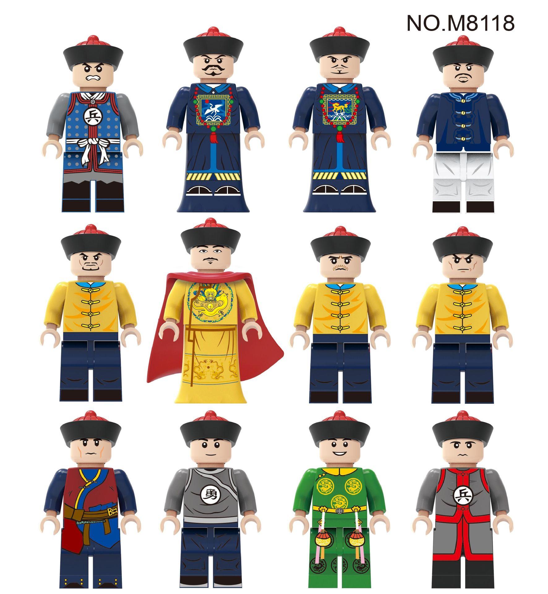 

M8045 M1629 M1633 M1631 M118 Древний Императорский Гвардеец Конструктор Кукла Игрушка the figure is about 4.5cm