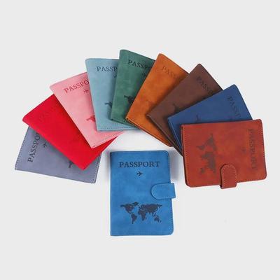 2024 Unisex PU Leather Passport Holder & Ticket Organizer