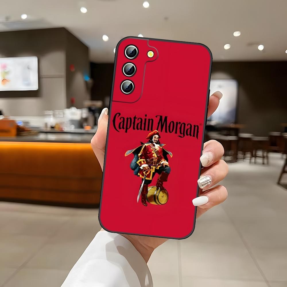 Luxury Rum C_Captain Morgan Phone Case For S25 Samsung S26 S24 Ultra S22 S23 S20 Fe S21 Plus A54 A34 A16 A53 Back Cover