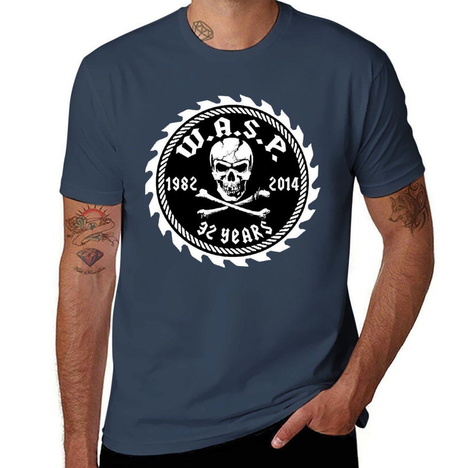 wasp band logo TShirt Street Art Print Tee Shirt S