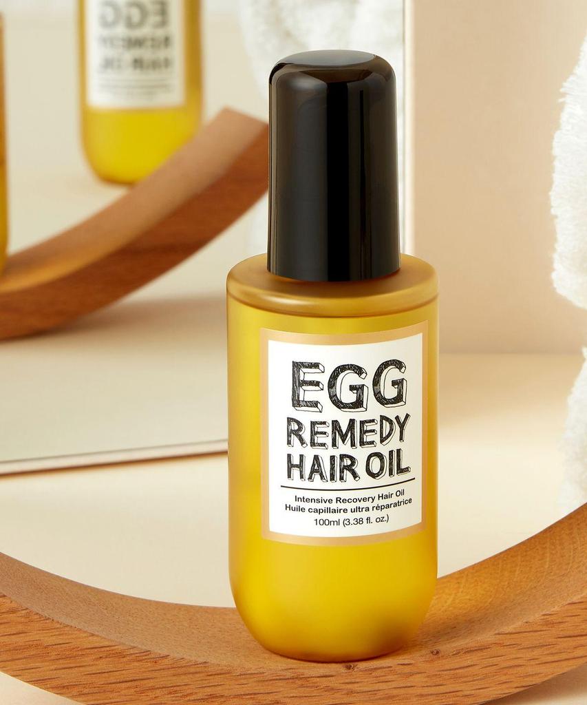 Too Cool for School Egg Remedy Hair Oil 100ml – Protein‑Rich Egg Yolk Oil for Deep Damage Recovery & Shine