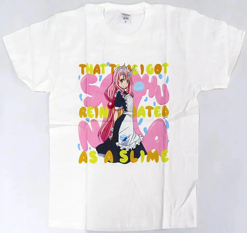 

That Time I Got Reincarnated as a Slime Maid Full Color White T-T-Shirt M L