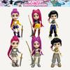 6pcs/Set Kpop Demon Hunters Figure Toy PVC Model Cartoon Gaming Peripherals Desk Decoration Collection Doll For Children Gift