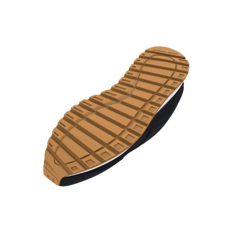 Under Armour Essential- Cushioning Wear-Resistant Low-Top Casual Shoes Women's Black White Sneakers 3028409-001