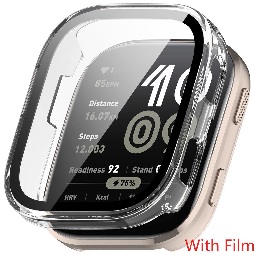 Pouzdro na PC + Sklo pro Amazfit Bip 6 Ochranná fólie proti poškrábání Nárazník Tvrzené sklo Kryt chrániče obrazovky pro Amazfit Bip6 Příslušenství