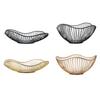Elegant Fruit Basket Metal Wire Storage Bowl Elegant Serving Dish Modern Snacks Plate Home Decoration Accessories
