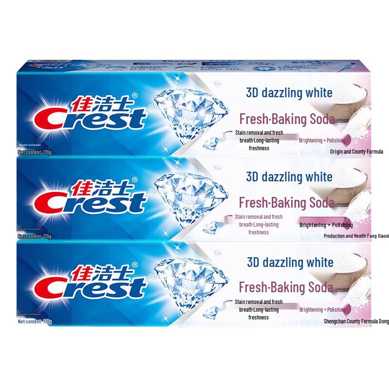 

Crest 3D White Baking Soda Toothpaste