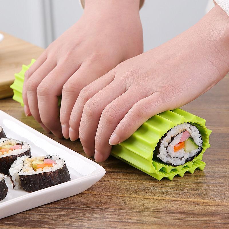 Make Sushi Roller Blind Silicone Seaweed Rice Ball Tool Imitation Bamboo Blind Double-sided Glutinous Rice Seaweed Roll
