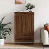 VidaXL Highboard Brown Oak 69.5x31x115 Cm Engineered Wood 830323