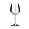 Vinglass i rustfritt stål 14 oz uknuselig metall vinglass Unike cocktailbeger for