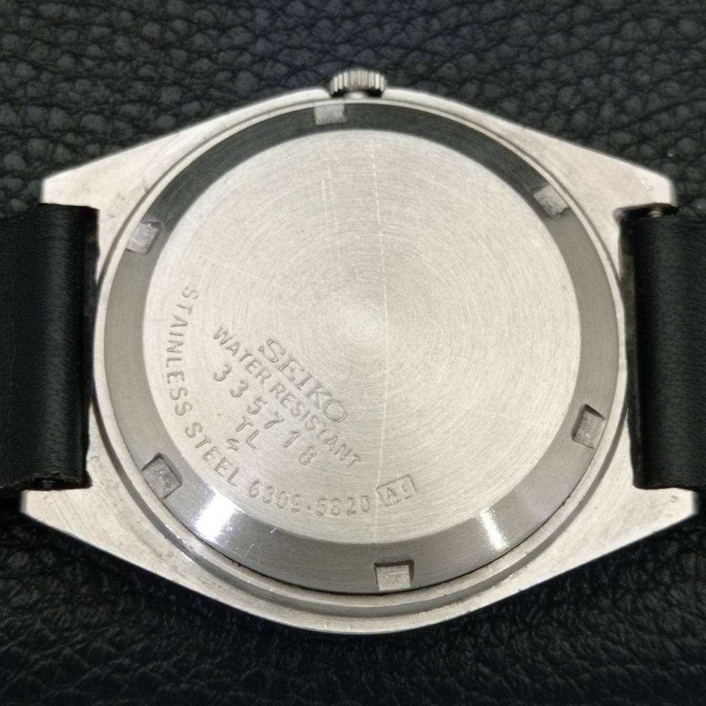 AUTOMATIC 6309A VINTAGE SEIKO JAPAN MENS SKY BLUE COLOR DIAL WATCH A701536-5 R206b-a701536